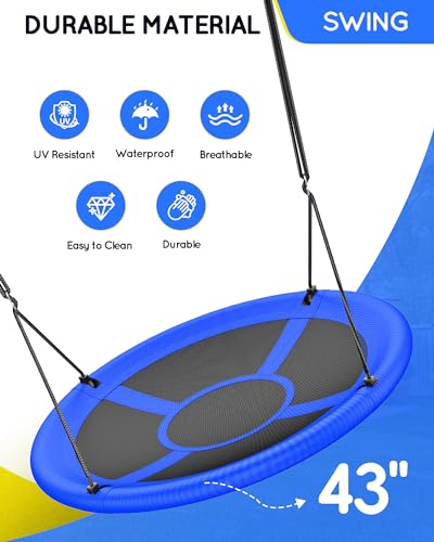 Save 58% on Everyfun 43" Saucer Tree Swing for All Ages - Image 2