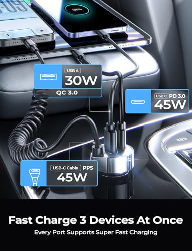 68% OFF LISEN 90W USB-C Car Charger: Code D889KP2C - Image 3