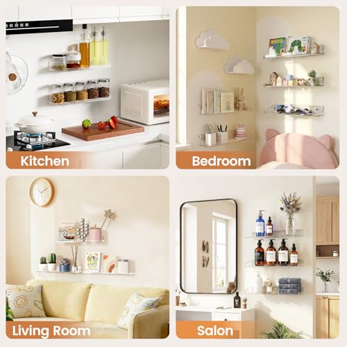17% Off SpaceWhisper 6-Pack Floating Shelves - Image 6