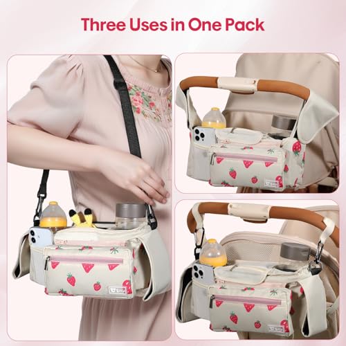 50% Off Universal Stroller Organizer with Insulated Cup Holders - Image 5