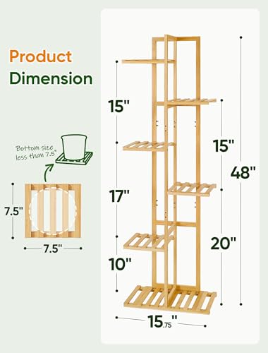 6-Tier Bamboo Plant Stand at 50% Off – Only $14.99 - Image 4