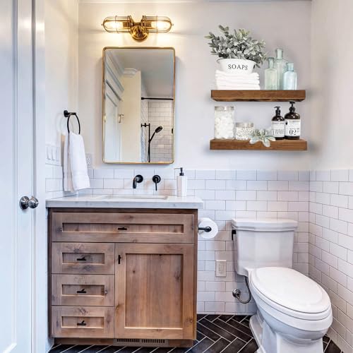18% Off QEEIG Bathroom Floating Shelves Set of 2 - Image 2