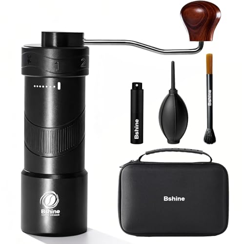 Manual Coffee Grinder with Case & 60 Clicks – Code KPLCI8VV