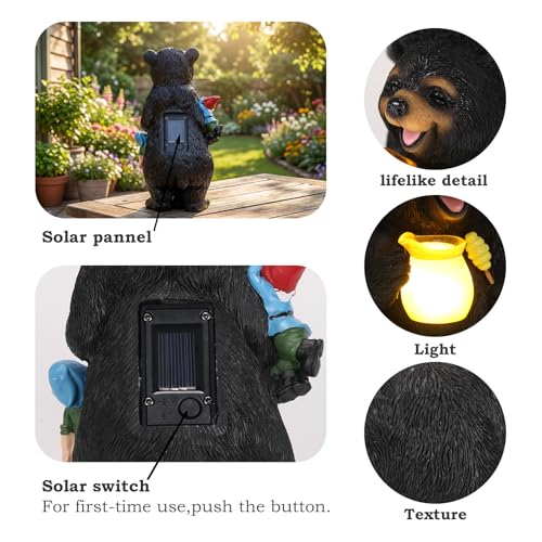 Save 50% on PETAFLOP Solar Bear Garden Statue - Image 3