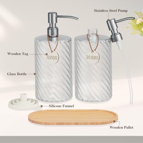 9% Off 18oz Spiral Stripe Soap Dispenser Set - Image 3