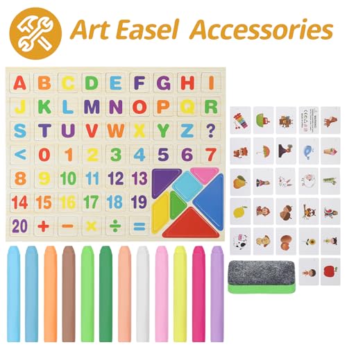 50% Off 4-in-1 Wooden Art Easel for Toddlers 2-4 with Code - Image 4