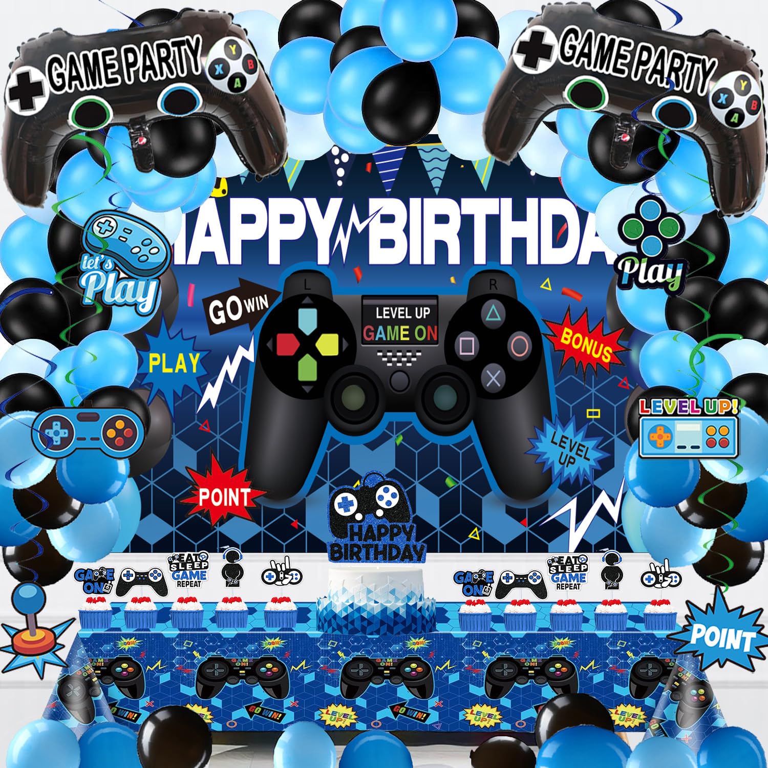 19% Off Video Game Party Decorations Set – 75 PCS