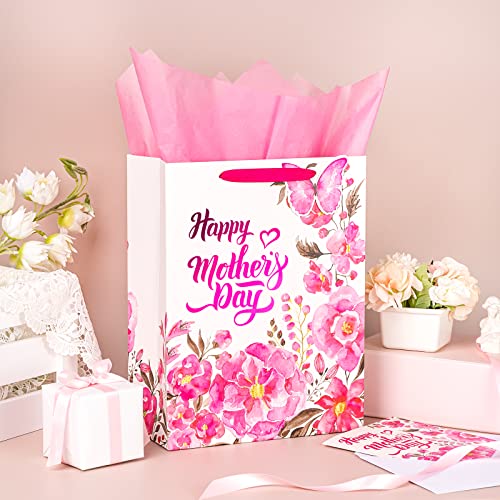 50% Off LeZakaa Mother's Day Gift Bag Set with Tissue and Card - Image 2