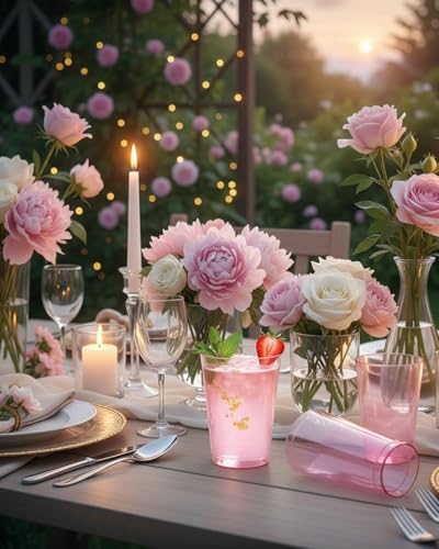 30% Off bUCLA 100-Pack Pink Plastic Cups for Parties - Image 2