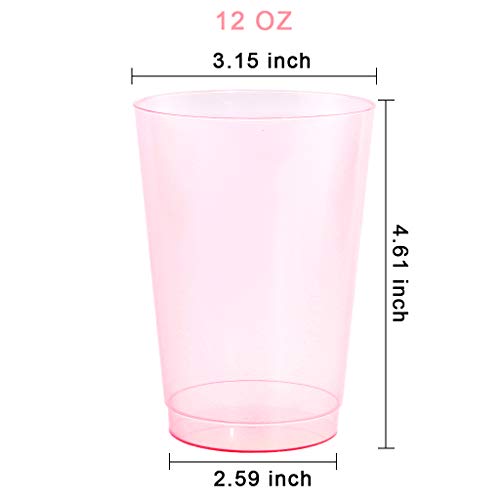 30% Off bUCLA 100-Pack Pink Plastic Cups for Parties - Image 3