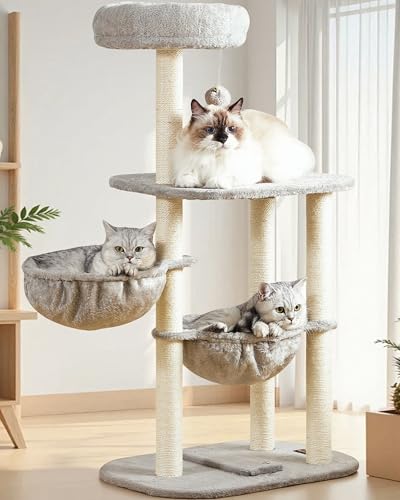 50% Off Feliskyn 42-Inch Cat Tree with Scratching Posts - Image 2