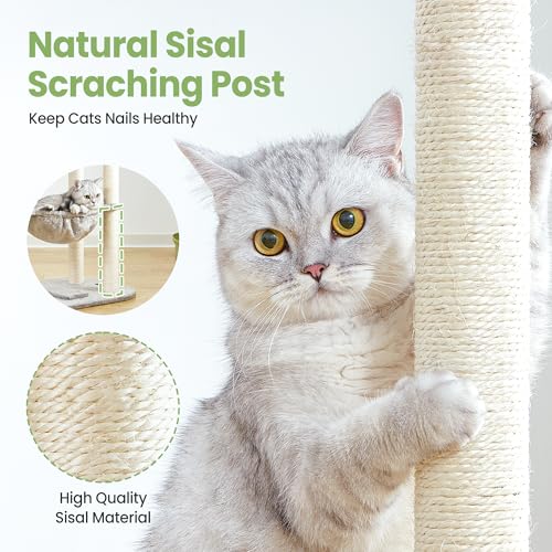 50% Off Feliskyn 42-Inch Cat Tree with Scratching Posts - Image 4