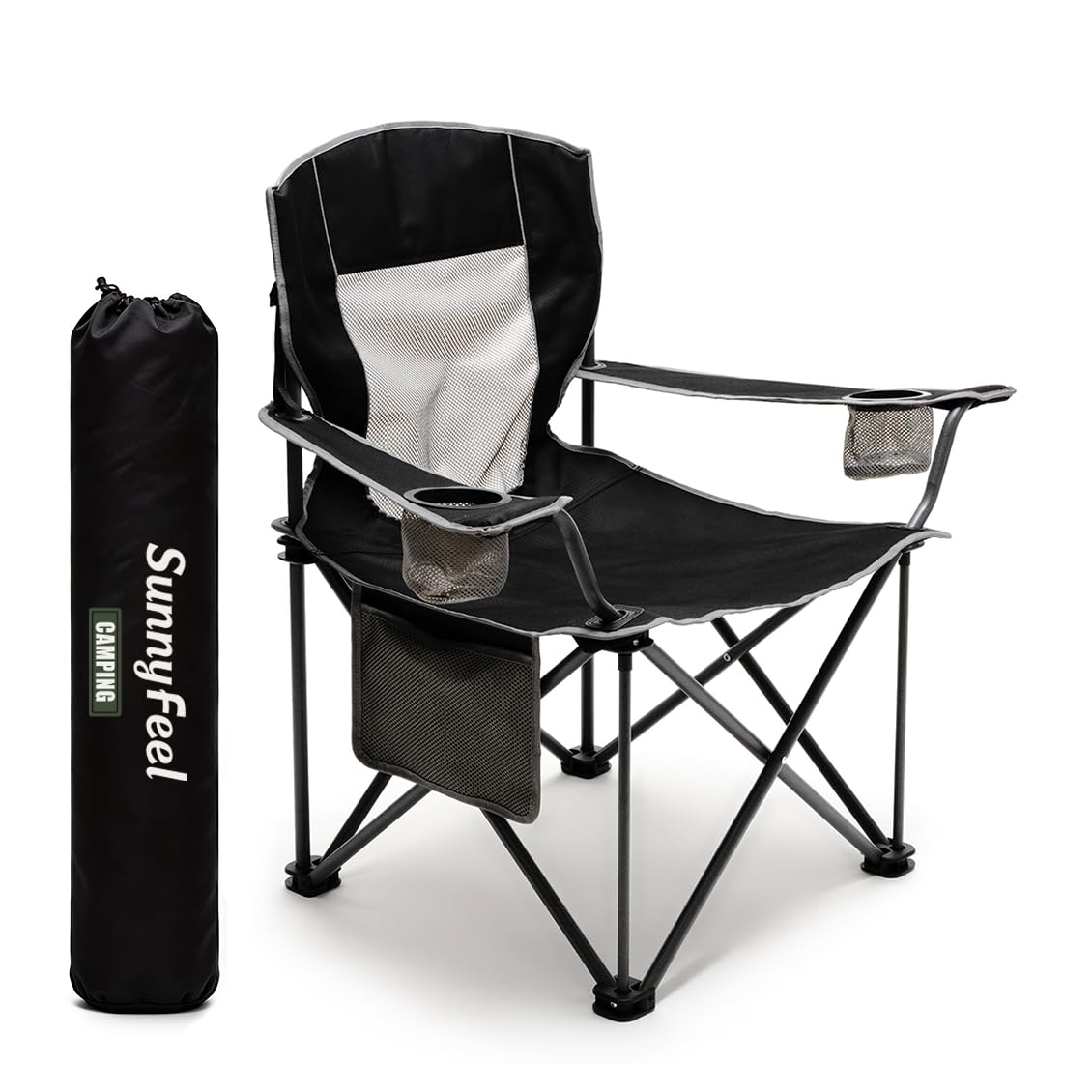50% Off SUNNYFEEL Heavy Duty Camping Chair 500lbs