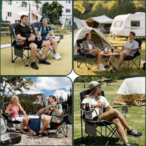 50% Off SUNNYFEEL Heavy Duty Camping Chair 500lbs - Image 7