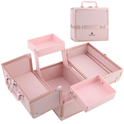 50% Off CHUANGJIN Pink Makeup Train Case with Code - Image 2
