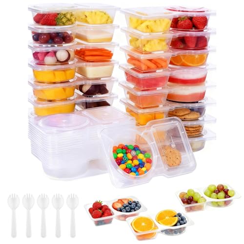 20-Pack Snack Containers with Lids – Only $4.99