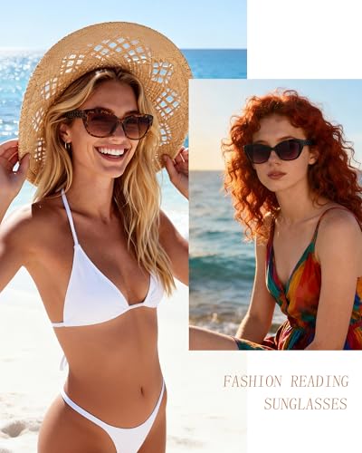 50% Off LADEESSE Reading Sunglasses for Women 2-Pack - Image 6