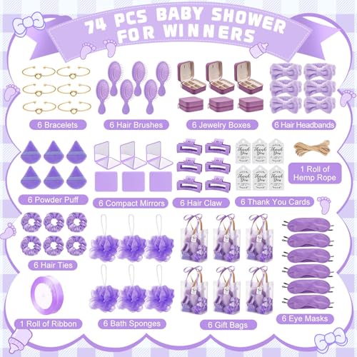 20% Off 74Pcs Baby Shower Prize Kit for Game Winners - Image 3