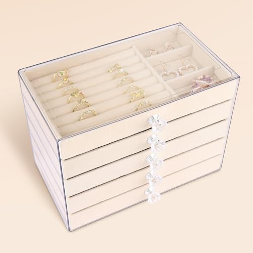 Hyber&Cara 5-Drawer Acrylic Jewelry Box - 46% Off - Image 3
