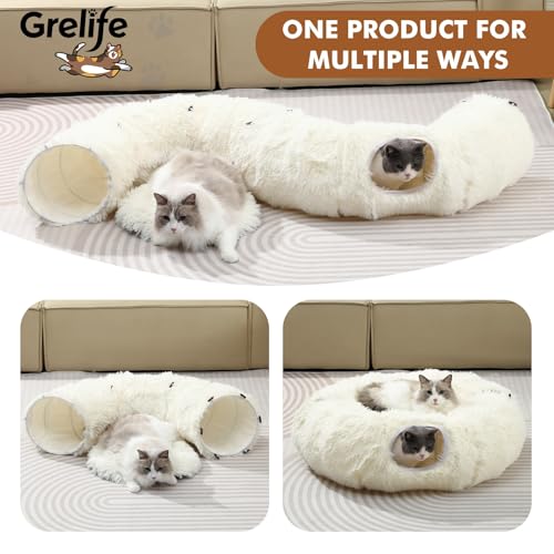 5% Off Grelife Cat Tunnel Bed with Donut Design - Image 2