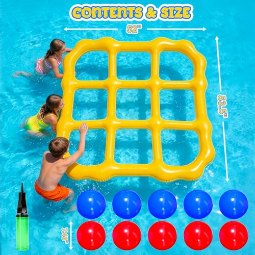 46% Off Max Fun Giant Tic-Tac-Toe Pool Game Set - Image 4