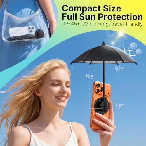 40% Off CALDEVER Magnetic Phone Umbrella Sun Shade - Image 6