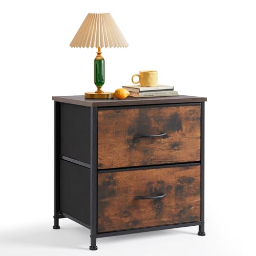 SageNest 2-Drawer Nightstand for Compact Spaces