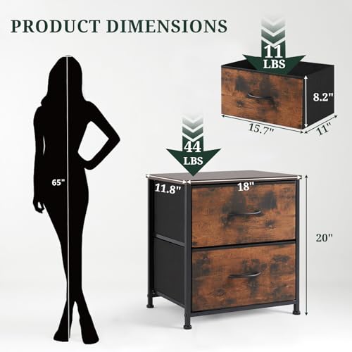 SageNest 2-Drawer Nightstand for Compact Spaces - Image 3