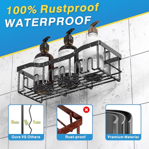 33% Off EUDELE 5-Pack Rustproof Shower Caddy Set - Image 5