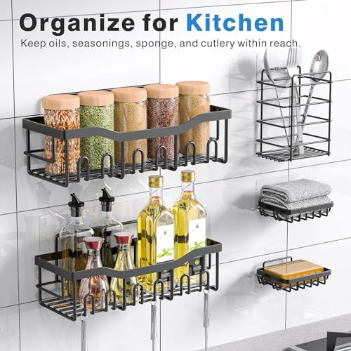 33% Off EUDELE 5-Pack Rustproof Shower Caddy Set - Image 6