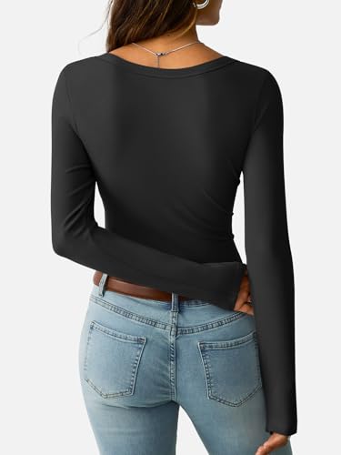 GKBK Women's Long Sleeve Ribbed Tee - Deal with Code - Image 4
