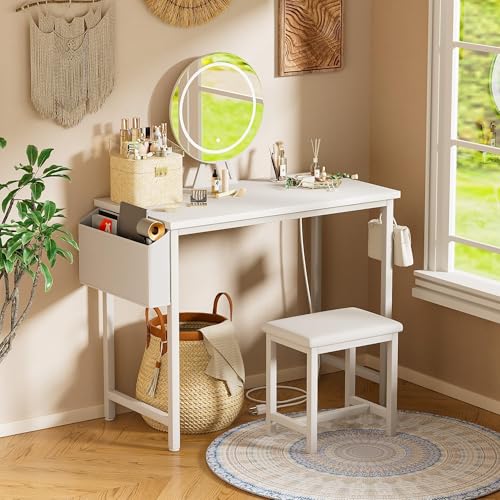 36% Off Girls Vanity Set with LED Mirror & Stool - Image 7