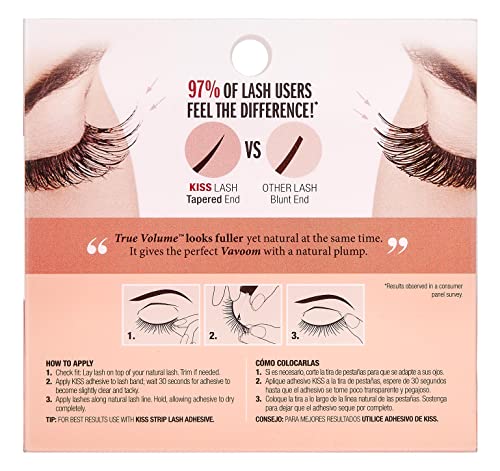 5% Off Kiss True Volume Lashes – Ritzy (1 Pack) - Image 4