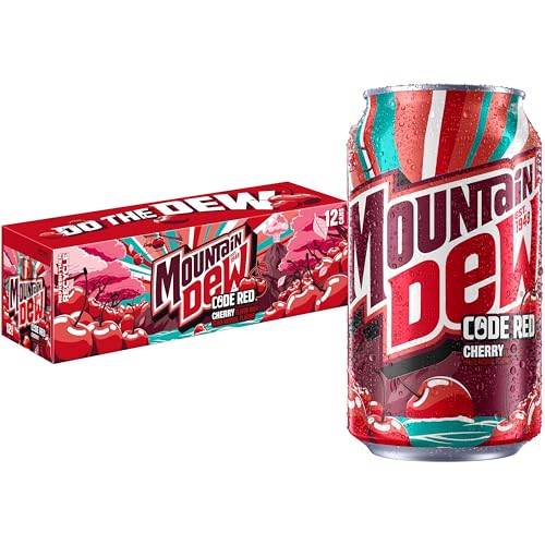 Mountain Dew Code Red Cherry 12 Pack, 12 oz Cans