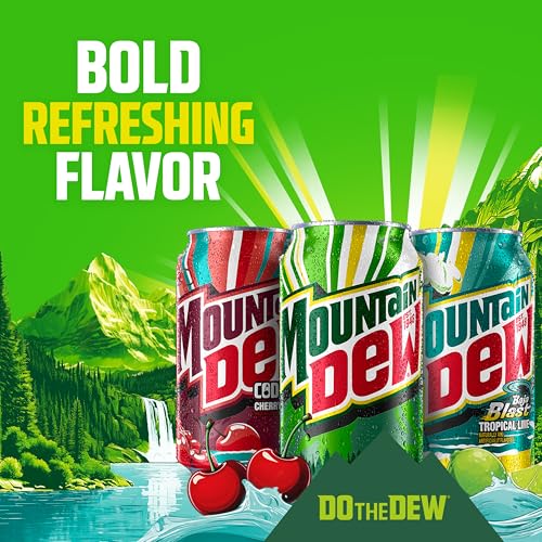 Mountain Dew Code Red Cherry 12 Pack, 12 oz Cans - Image 5