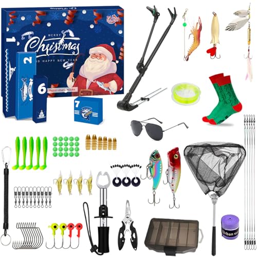 24Pcs Fishing Tool Kit at 50% Off with Code QYA9FSLC