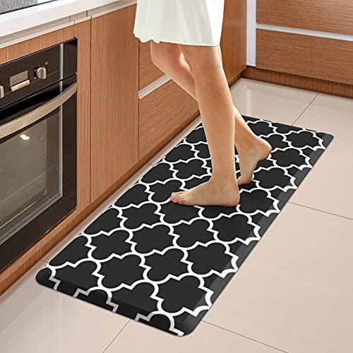 50% Off WISELIFE Anti-Fatigue Kitchen Mat, Black