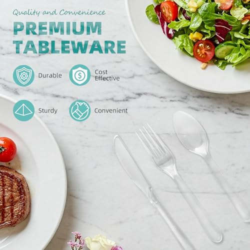 10% Off Heavy Duty Plastic Silverware 300-Piece Set - Image 6
