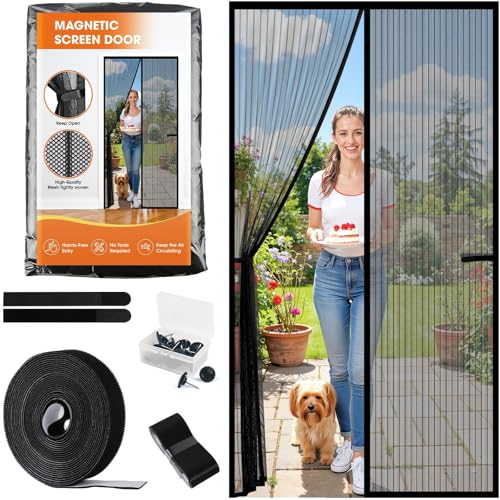 62% Off Magnetic Screen Door: Keep Bugs Out, Fresh Air In