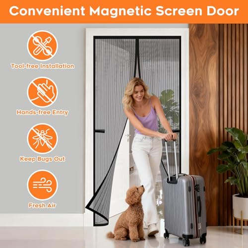 62% Off Magnetic Screen Door: Keep Bugs Out, Fresh Air In - Image 2
