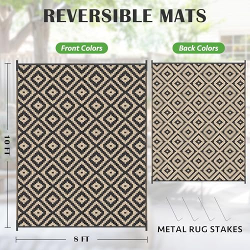 Save 20% on Mattitude 8x10 Ft Waterproof Outdoor Rug - Image 2