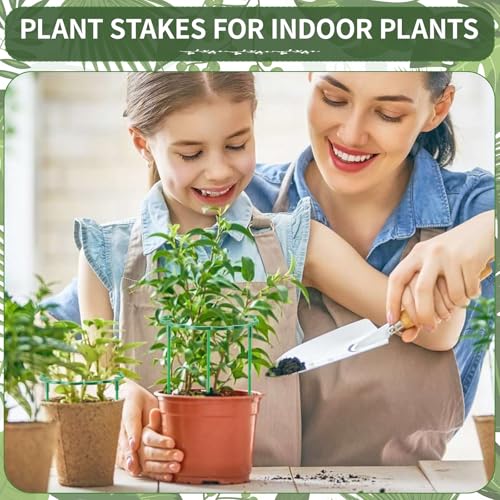 24 Pack Plant Support Stakes with Stackable Design - Image 6