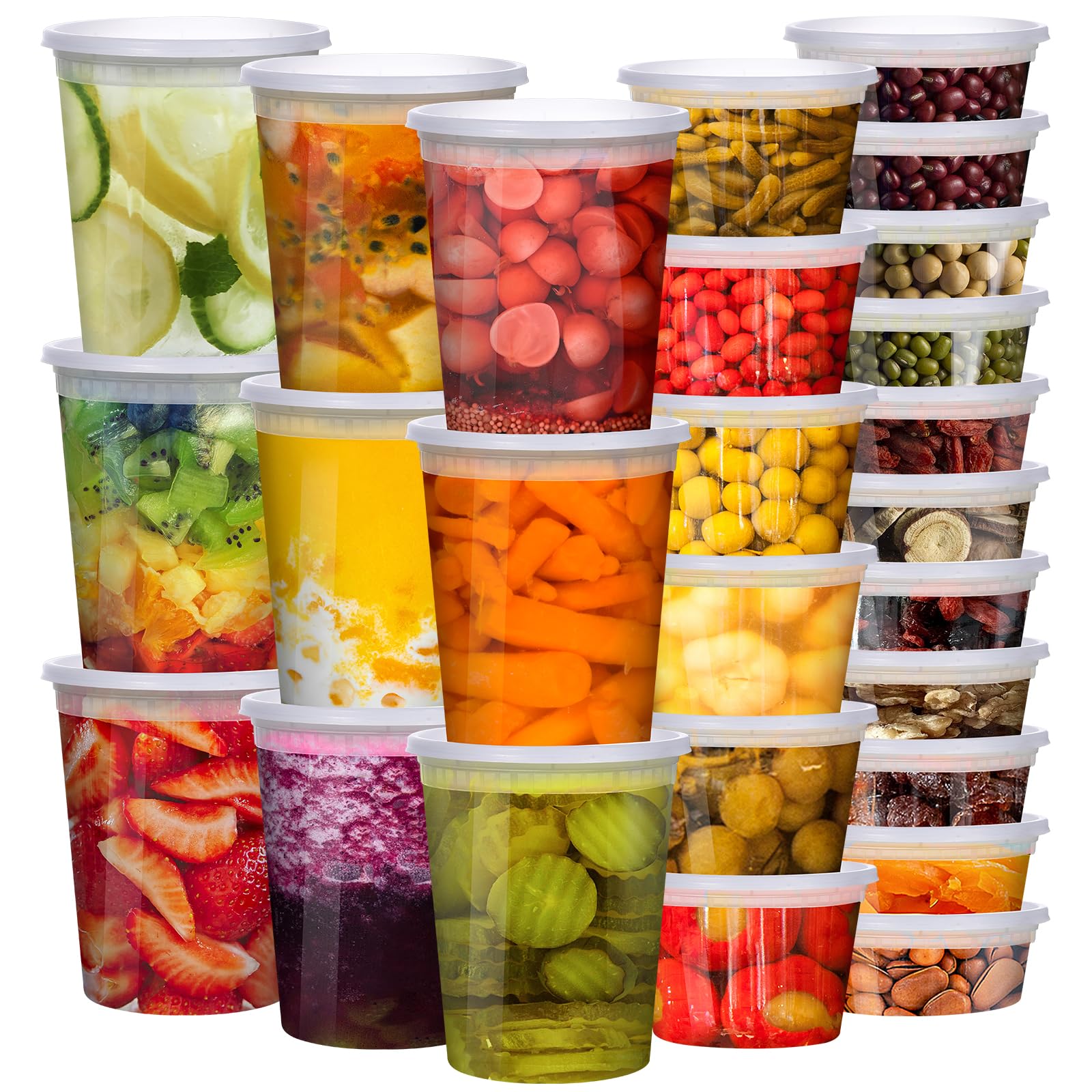 50% Off vivigu 48-Pack Deli Containers with Lids