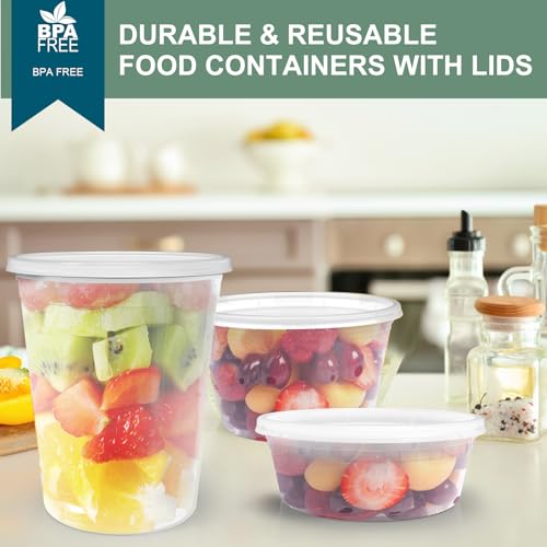 50% Off vivigu 48-Pack Deli Containers with Lids - Image 5
