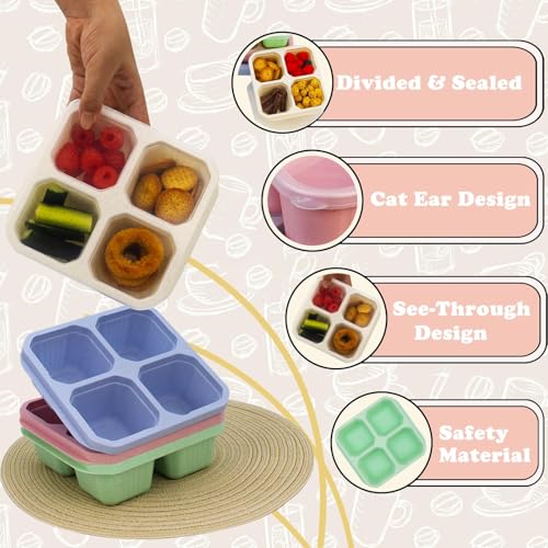 50% Off MKYHBOO 4-Piece Snack Box Set - Image 3