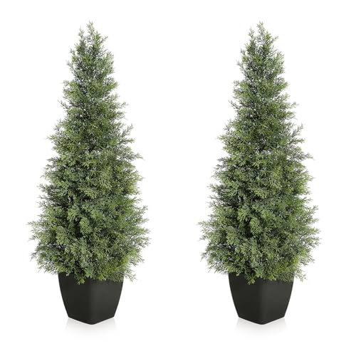 15% Off GarveeHome 36in Faux Cedar Trees Set of 2