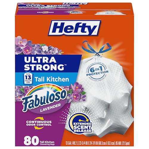 25% Off Hefty Ultra Strong 13 Gallon Trash Bags, 80 Count