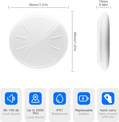 6% Off 4 Pack GPS Trackers for Apple Find My - Image 6