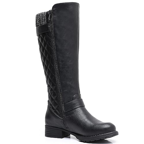 50% Off GLOBALWIN Women's Quilted Knee High Boots - Image 4