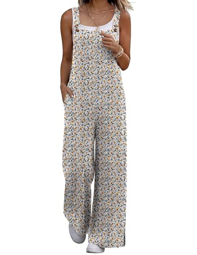 45% Off Ekouaer Women's Loose Wide Leg Overalls